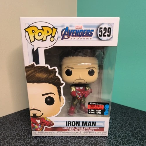 Iron Man 529 Funko Pop Vinyl Avengers Endgame - NYCC Marvel Figure + Protector
