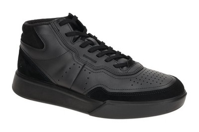 Ecco Schuhe STREET COURT HIGH schwarz Herrenschuhe Mid cut Sneaker 53982451052