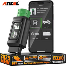 Ancel Hd120 Dpf Forced Regen For International Volvo Diagnostic Tool 916 Pin