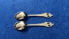 Norwegian coffee spoons silver bellflower vintage 830s set of 12 — photo 3