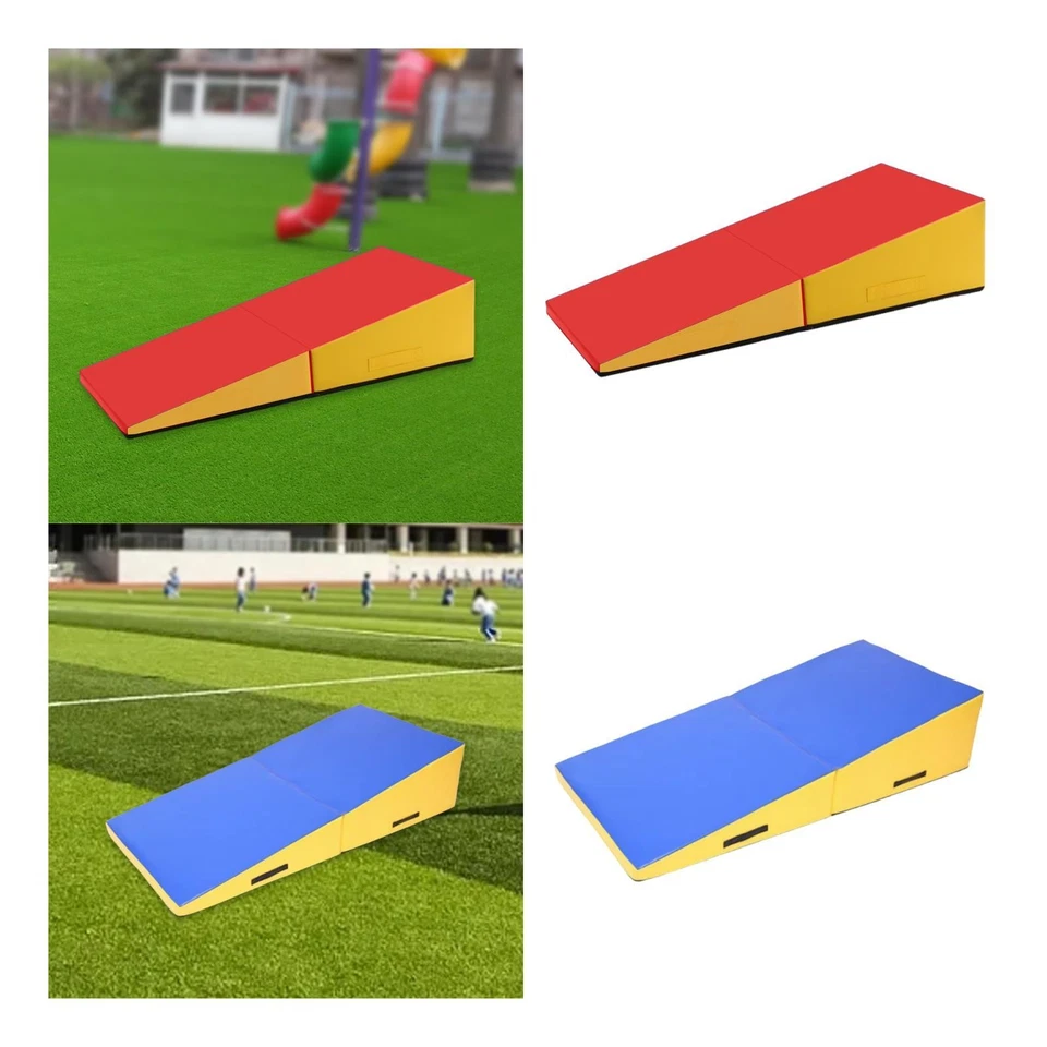 Gym Tumbling Mat Anti Slip Outdoor Cheese Wedge for Yoga Gym Exercise Sports - Image 2 of 2