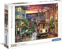 Gadget -D- Clementoni: Puzzle 3000 Pz - High Quality Collection - San Francisco