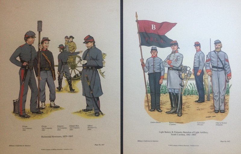 Company Of Military Historians, Military Uniforms In America Plates 641-648 Set