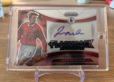 David Beckham 2022-23 Panini Prizm Premier League Flashback Auto FA-DBE