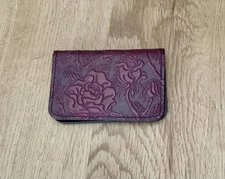 Oberon Design Rose Cardholder In Orchid