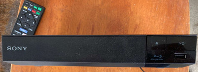 SONY BDP-S1500 Streaming Blu-Ray DVD Player w/ OEM Remote & Power Adapter HDMI