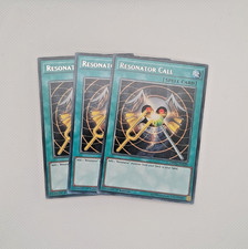3x Yugioh DPDG-DE029 Resonatorruf Rare 1. Auflage NM Playset TCG