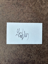 Gord Murphy Hockey 3x5 Index Card - Philadelphia Flyers - Autographed!