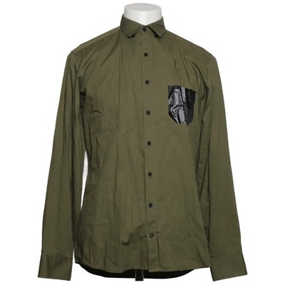Eterna, Hemd, Größe: 39, Grün, Baumwolle/Elasthan, Einfarbig, Herren #mjJ