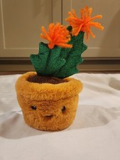 FAO Schwarz 7" Sparklers Plant Christmas Cactus Plush Toy 2022