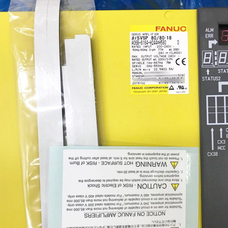 NEW IN BOX FANUC A06B-6164-H244#H580 SERVO AMPLIFIER A06B6164H244H580 EXPEDITED