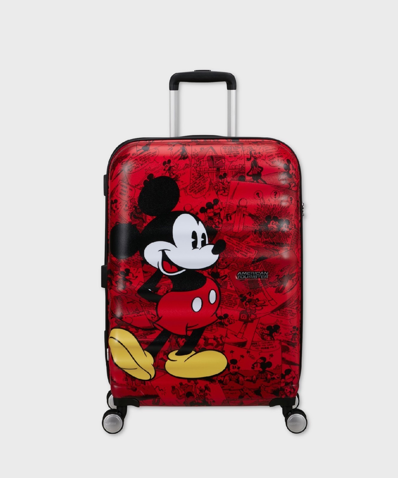 American Tourister Wavebreaker Disney Medium 67cm Trolley, Mickey Comics Red 152