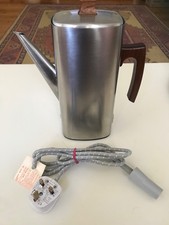 Vintage Russell Hobbs 3008  unused Electric Coffee Percolator Stainless Steel
