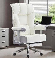Efomao Luxury Executive Office Chair with Footrest, High Back Ergonomic Big&Tall