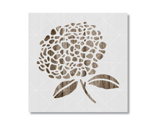 Hydrangea Flower Stencil, Reusable Stencil For Painting, 2319