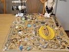Antique Vintage Estate Exquisite Costume Jewelry Lot Gold Vibrant Some Signed