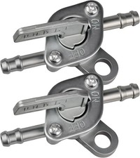 Petcock Fuel Shutoff Valve, 1/4 Gas Inline Fuel Shut Off Valve On-Off Switch ...