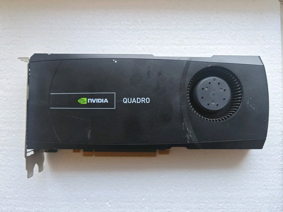 Tarjeta de vídeo Nvidia Quadro 5000 de 2,5 GB GDDR5 de 320 bits PCI