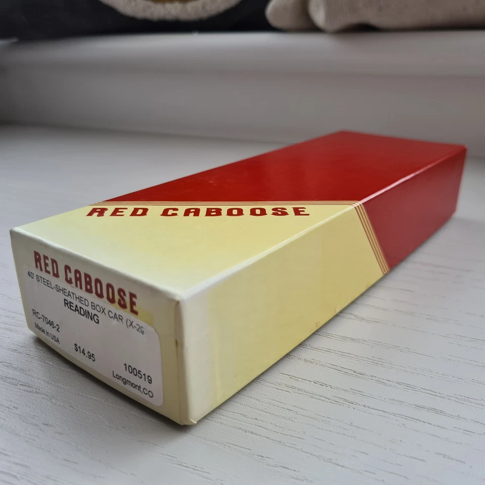 Red Caboose HO Gauge Kit 40' Box Car (X-29) Reading - RC-7046-2/100519 - Image 4 of 4