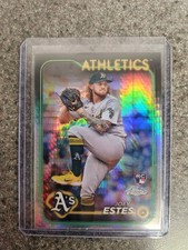 2024 Topps Chrome Update Series Baseball Joey Estes Base Prism Refractor RC