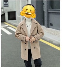 Camel Coat Size 160 cm Fits Teen 11-13Y , Slim Fit