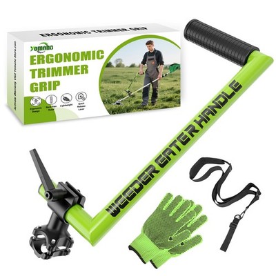 Upgraded Weed Eater Handle,Ergonomic String Trimmer Handle w/Adjustable Shoulder