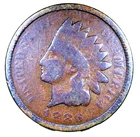 1886 Indian Head Penny.....   Nice Detailed Coin.....  6-30-3