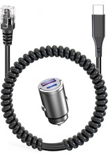 Radar Detector Cable, USB-C to RJ11 Plug Charging Kit, w/ Automatic Recognition