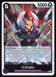X.Drake OP01-114 Romance Dawn Rare Foil