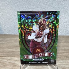 Rashod Bateman RC 💎 2021 Prizm Draft Picks Crusade GREEN PULSAR /5 #2/5 SSP 🔥