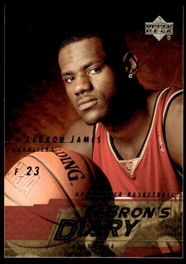 2003-04 Upper Deck LeBron's Diary LeBron James Cleveland Cavaliers #LJ10