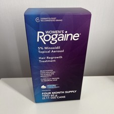 Rogaine Women's 5 Minoxidil Topical Hair Regrowth 4 month supply Exp 2/27