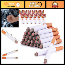 Realistic Fake Cigarettes - 3.25" Smoke Blowing Props 24 Pack - Prank, Costume