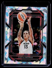 2023 Panini Prizm WNBA #58 Cayla George Ice BK103