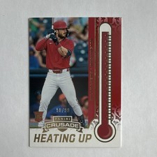 2025 Panini Crusade Heating Up #4 Dylan Crews Red Rookie 50/99 Nationals