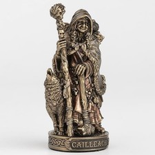 Polystone Cailleach Celtic Goddess Of Winter And Storm Spiritual Figurine
