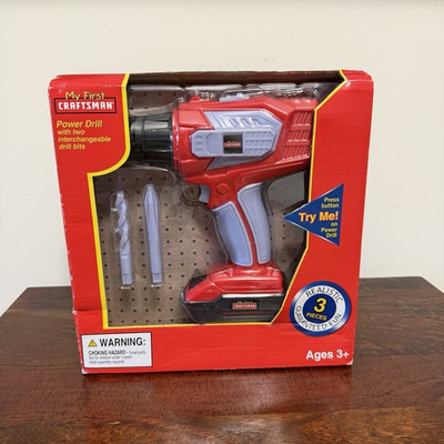 #ad #ad My First CRAFTSMAN Toy Power Drill Light amp; Motion Age 3 New In Box Tested $22.00