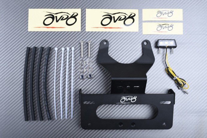 Support de plaque pour KTM SuperDuke 1290 R de 2014 à 2019 en aluminium noir