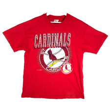 Vintage 1997 St. Louis Cardinals Big Logo MLB Tee Shirt Size Large