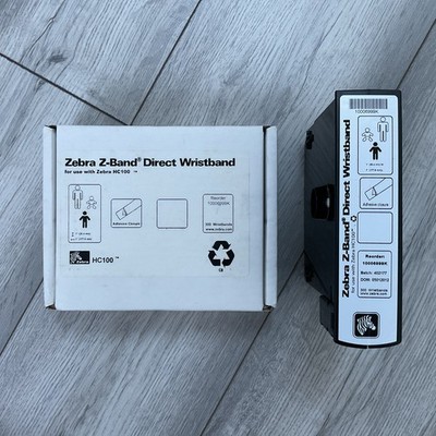 Zebra 10006999K Z Band Direct HC100 Armband Druckerpatrone. 300 Bänder