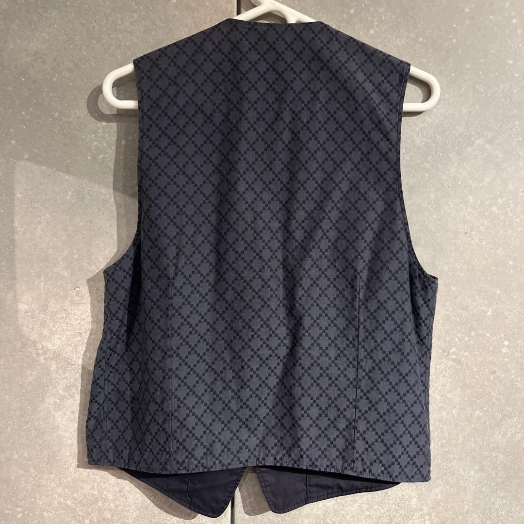 Engineered Garments Dark Navy Patterned Tailored … - image 10