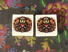 2 Piece College University OHIO Focal Beads DIY Jewelry Pens NEW Badgers