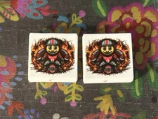 2 Piece College University OHIO Focal Beads DIY Jewelry Pens+ NEW Badgers