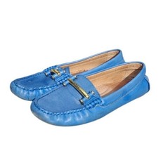 Blue Ralph Lauren leather loafers sz 6