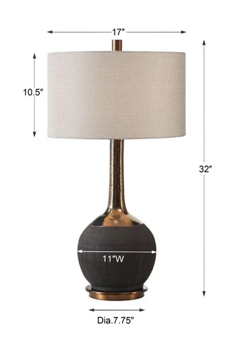 Arnav - 1 Light Table Lamp Lamps Uttermost 27779 - Picture 6 of 9