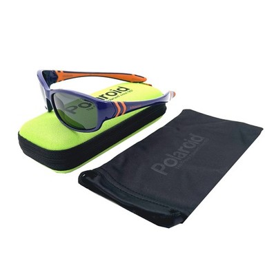 Polaroid Kids PLD 8000/S T19-Y2 46mm Blue w/Dark Grey Polarized Sunglasses