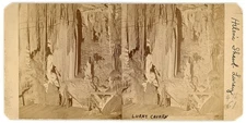 VIRGINIA SV - Luray Caverns - Helen's Shawl - CH James 1880s