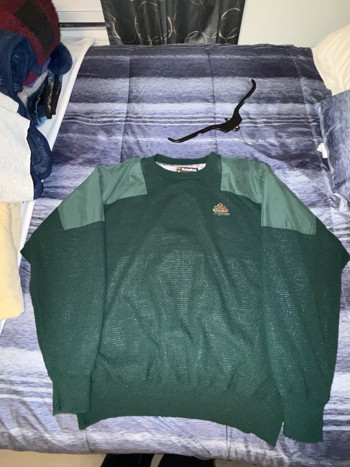 WeatherBoss GORE WIND STOPPER Water Repellent Green Men's XXL Sweater