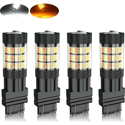 3157 Switchback LED Turn Signal Bulbs for Chevy Silverado/GMC Sierra 1500 250...