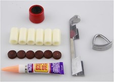 15 Pack Cue Stick Tip Repair Kit, Cue Tips Accessorie, Include 6 Pool Cue Tip...